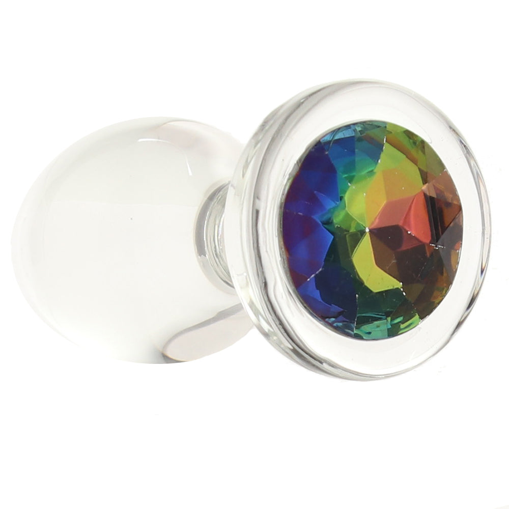 Crystal Desires Rainbow Gem Glass Plug