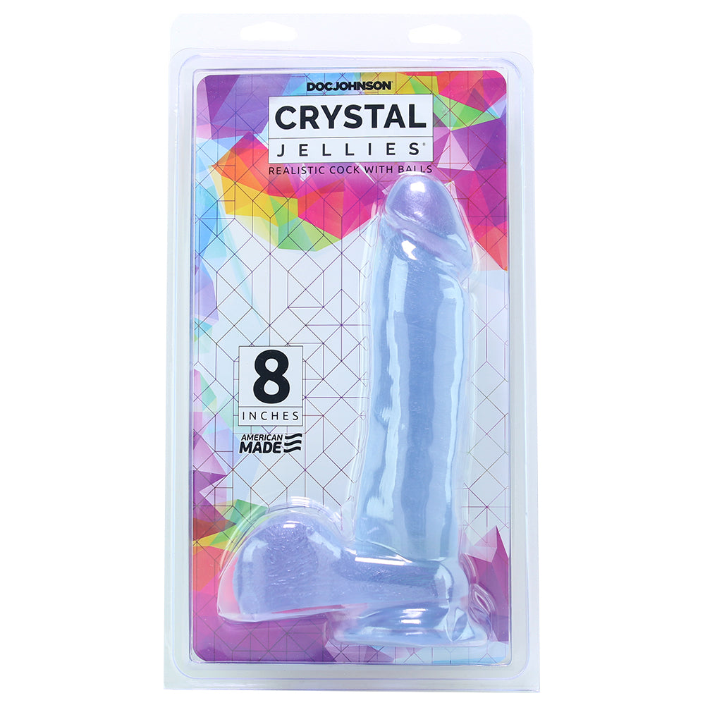 Crystal Jellies 8 Inch Realistic Ballsy Cock