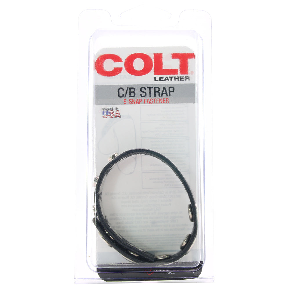 Colt 5 Snap Leather Cock Ring