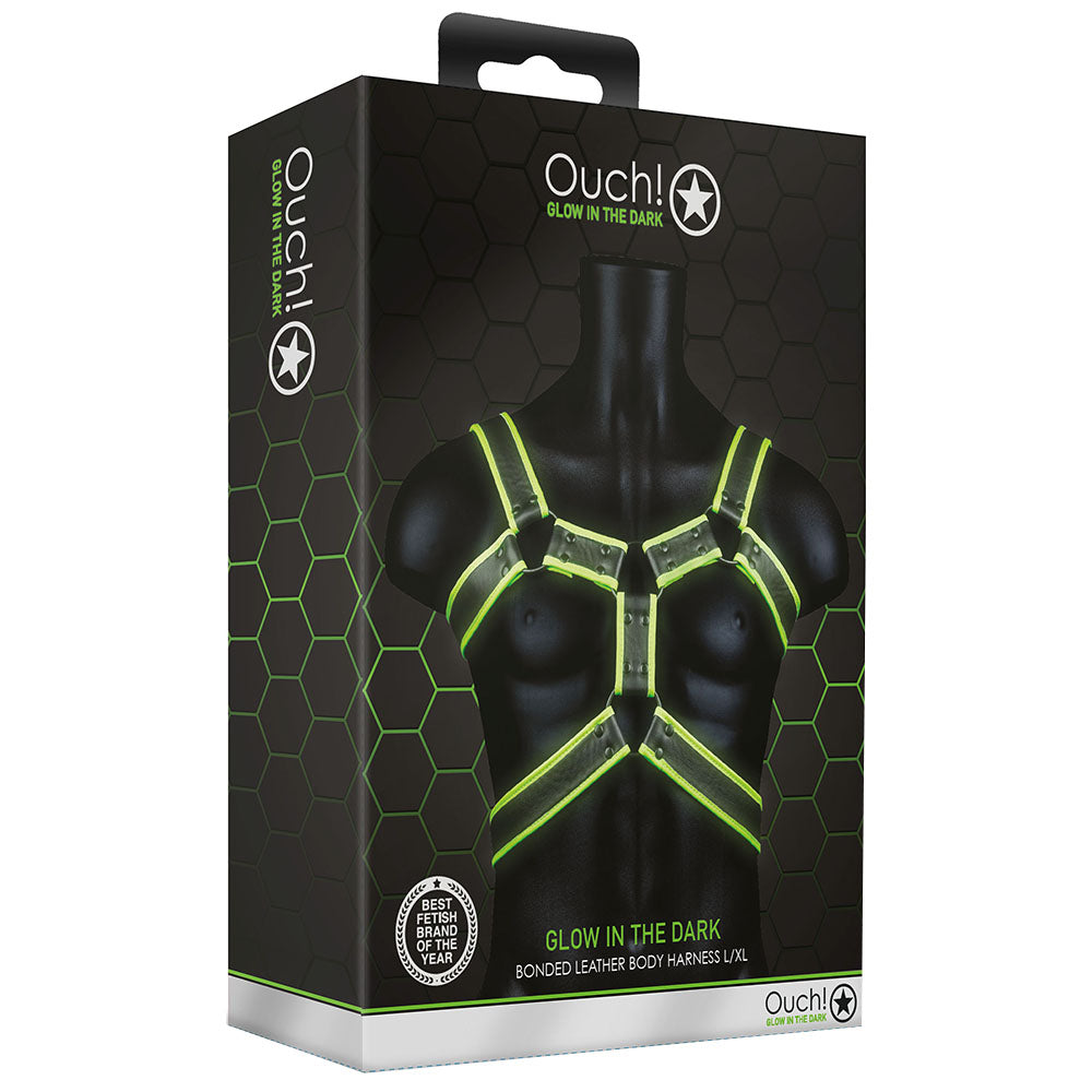 Ouch! Glow In The Dark Upper Body Harness