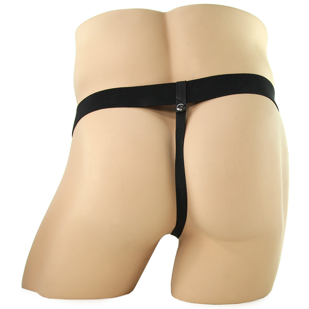 Fetish Fantasy Vibrating 9 Inch Hollow Strap-On