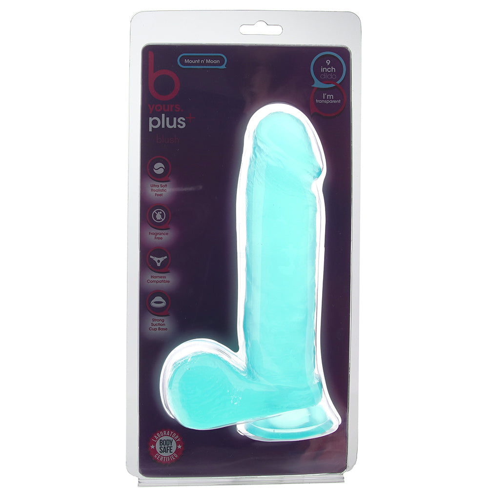 B Yours Plus Mount n’ Moan 9 Inch Ballsy Dildo
