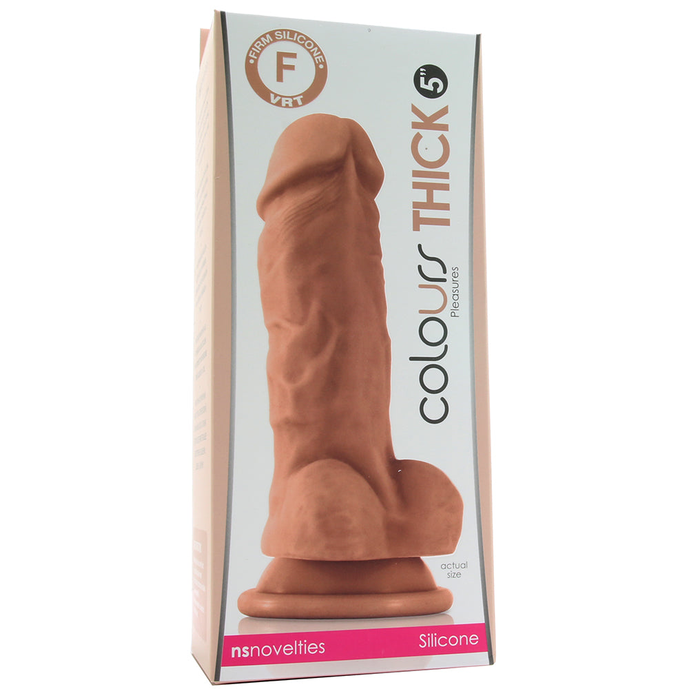 Colours Thick Pleasures 5 Inch Silicone Dildo