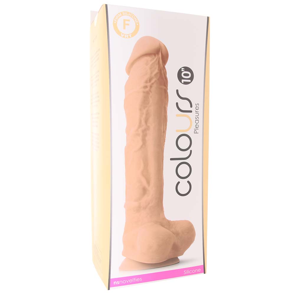 Colours Pleasures 10 Inch Silicone Dildo