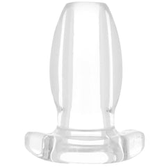Peephole Clear Hollow Anal Plug