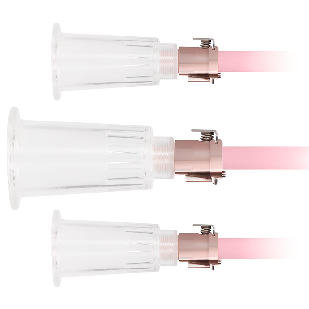 Pumped Rechargeable Clitoral & Nipple Pump Set