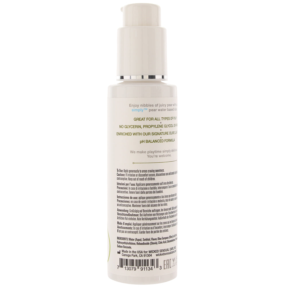Simply Pear Flavored Lube