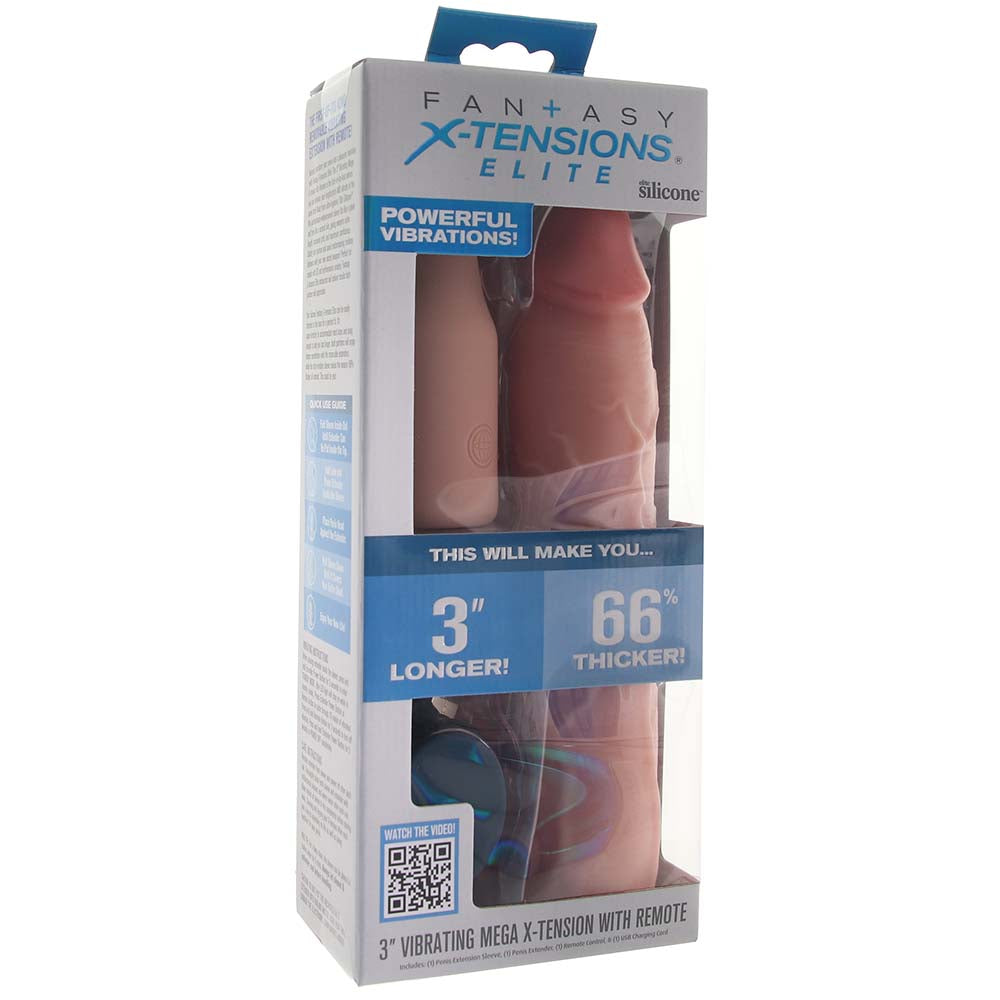 Fantasy X-tensions 3 Inch Vibrating Mega Enhancer