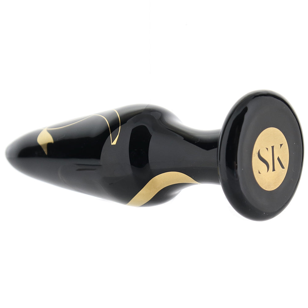 Secret Kisses 4.5 Inch Slim Glass Plug