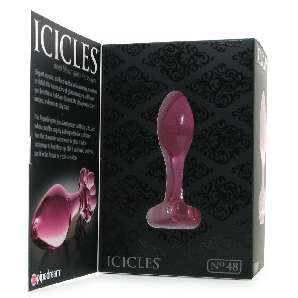 Icicles No. 48 Hand Blown Glass Butt Plug