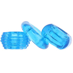 Blue Line Nuts & Bolts Cock Ring 3 Pack