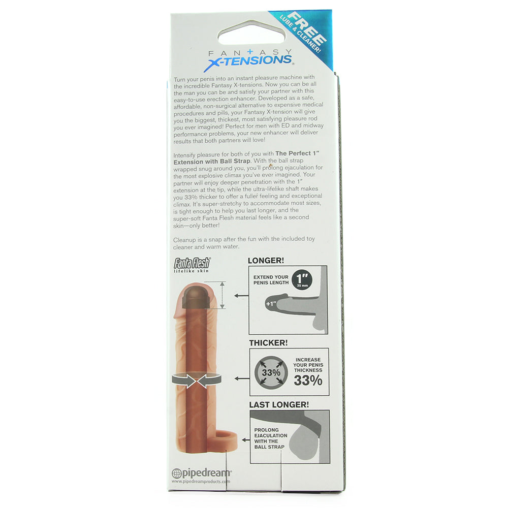 Perfect 1 Inch Extension with Ball Strap