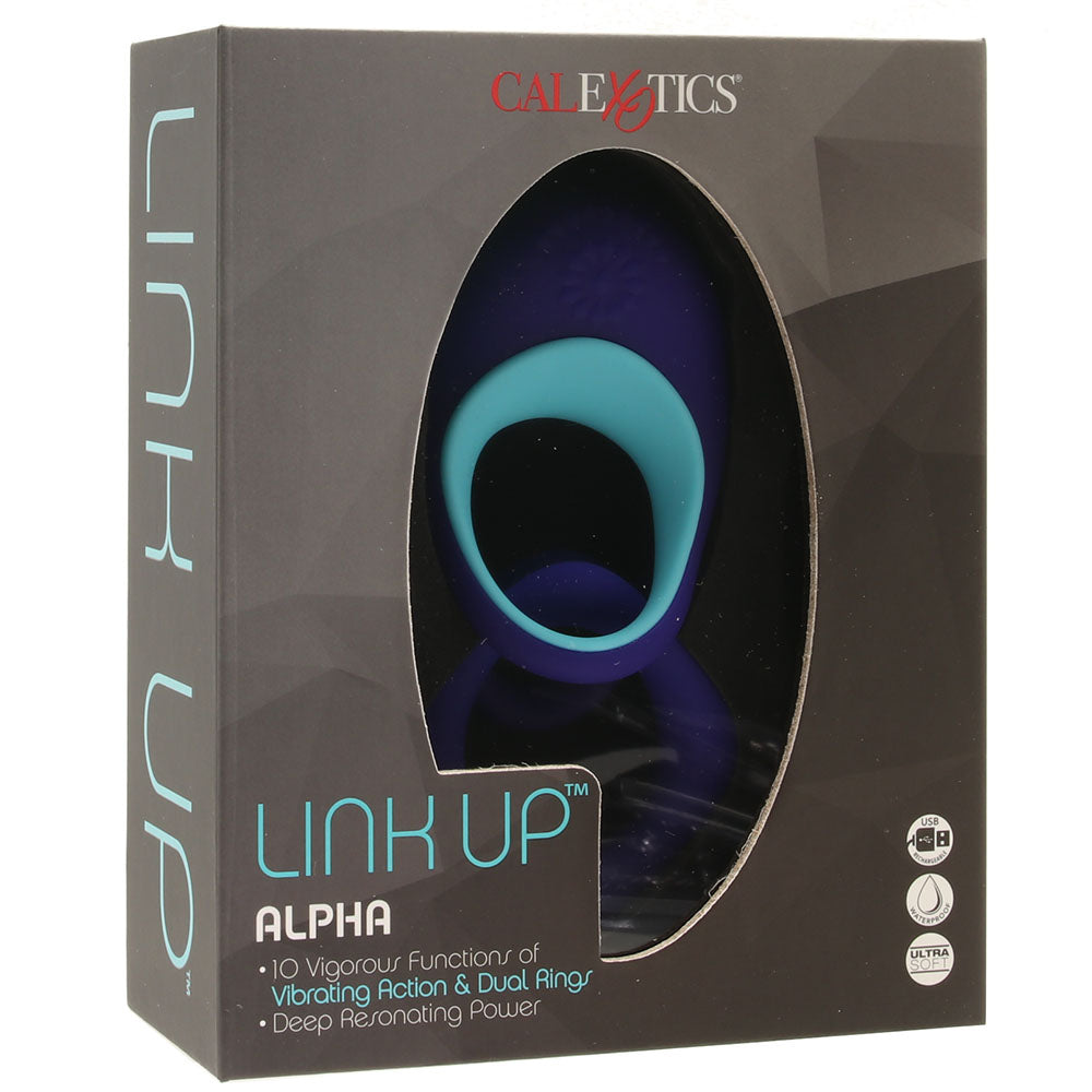 Link Up Alpha Vibrating Cock Ring Set