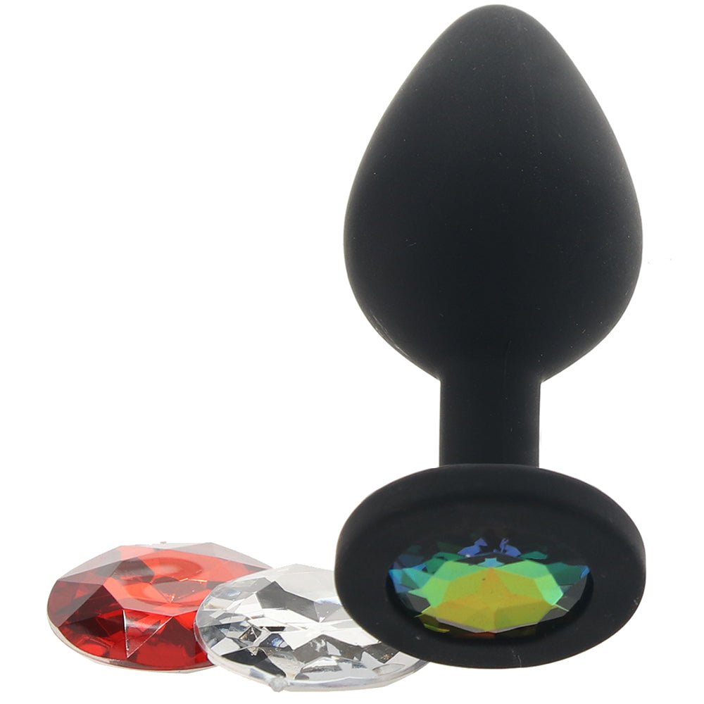 Glams Xchange Round Gem Butt Plug