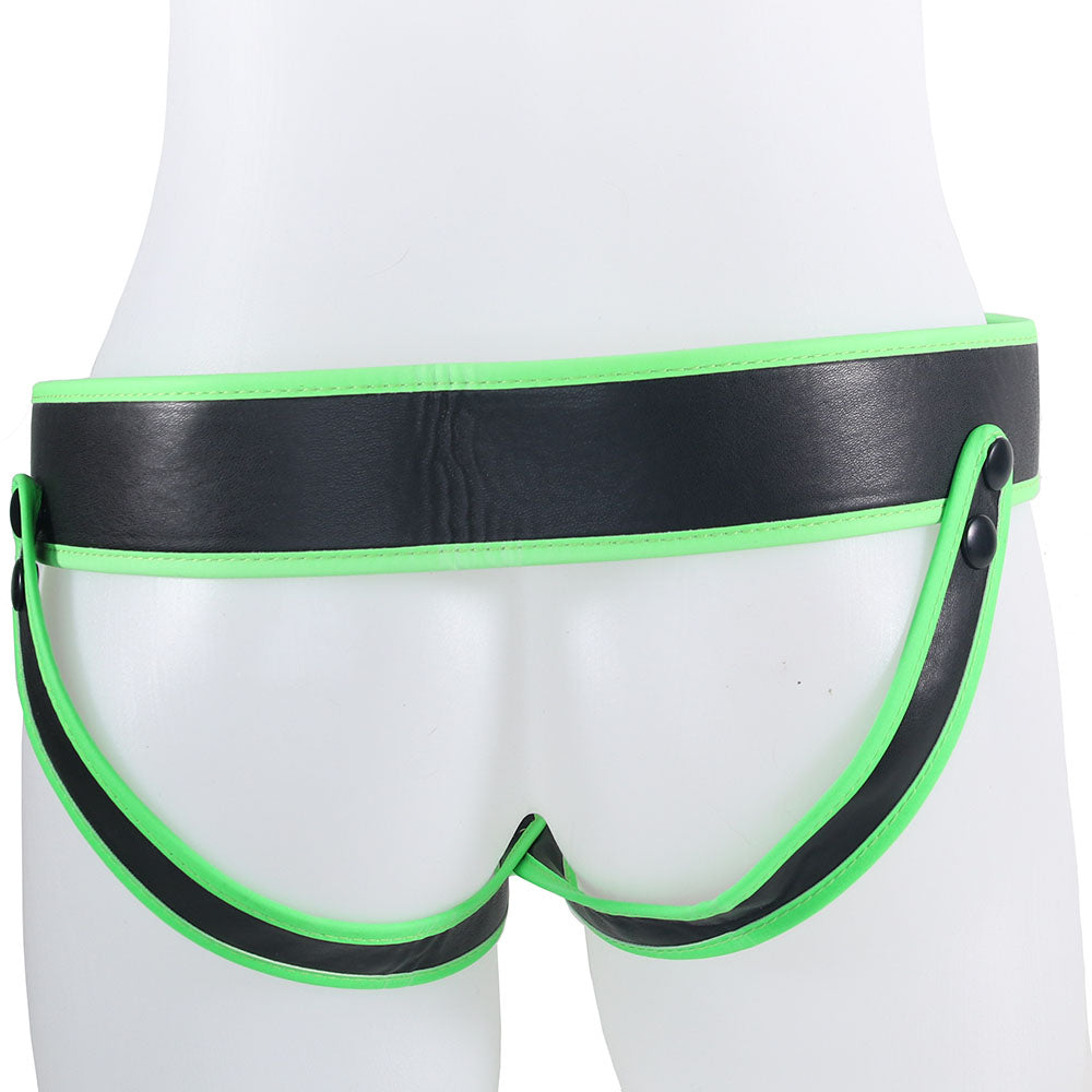 Ouch! Glow In The Dark Striped Jock Strap