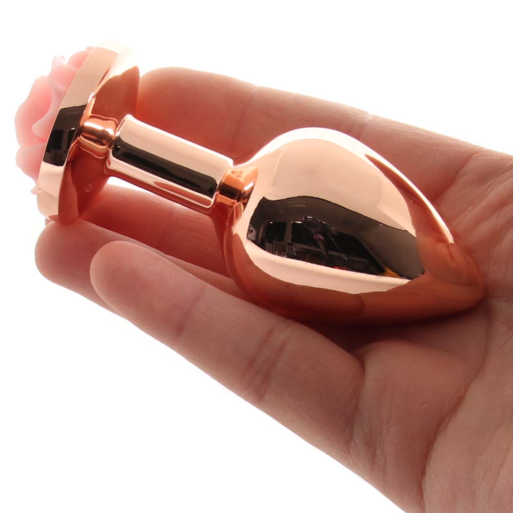 Rear Assets Medium Rose Aluminum Plug