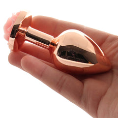 Rear Assets Medium Rose Aluminum Plug