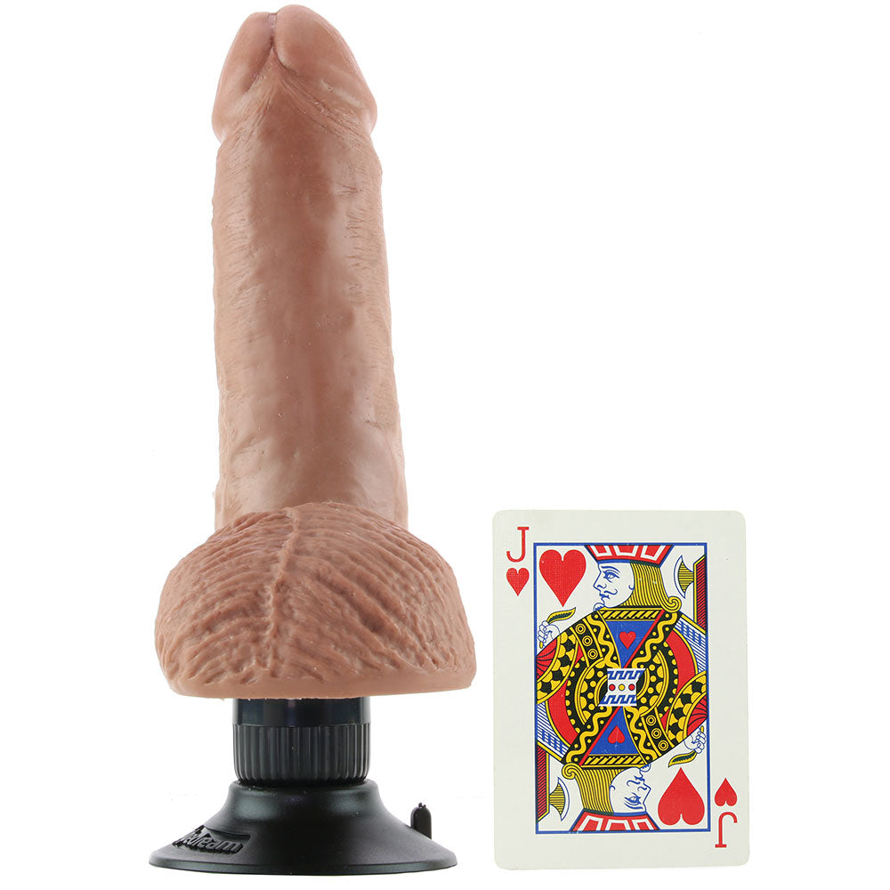 King Cock 7 Inch Vibrating Ballsy Dildo