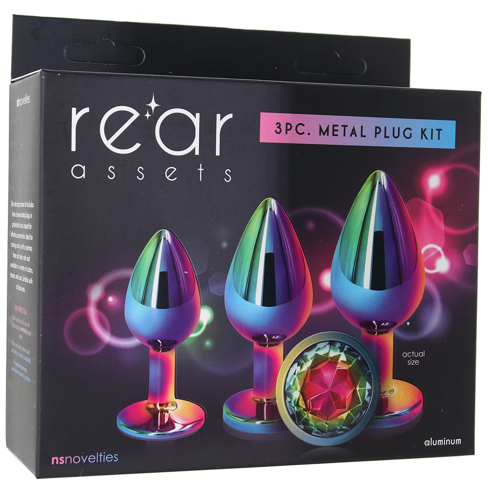 Rear Assets Round Gem Metal Plug Kit