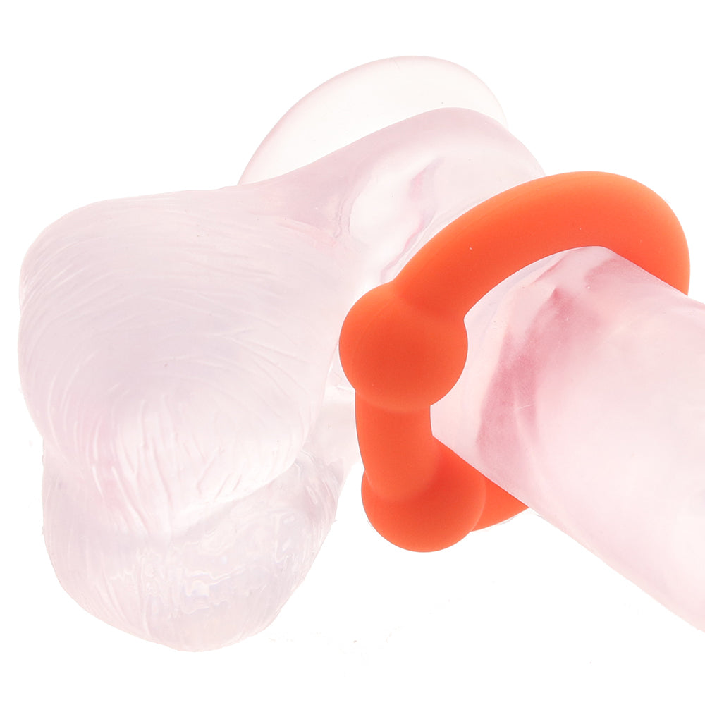 Alpha Liquid Silicone Dual Ball Cock Ring