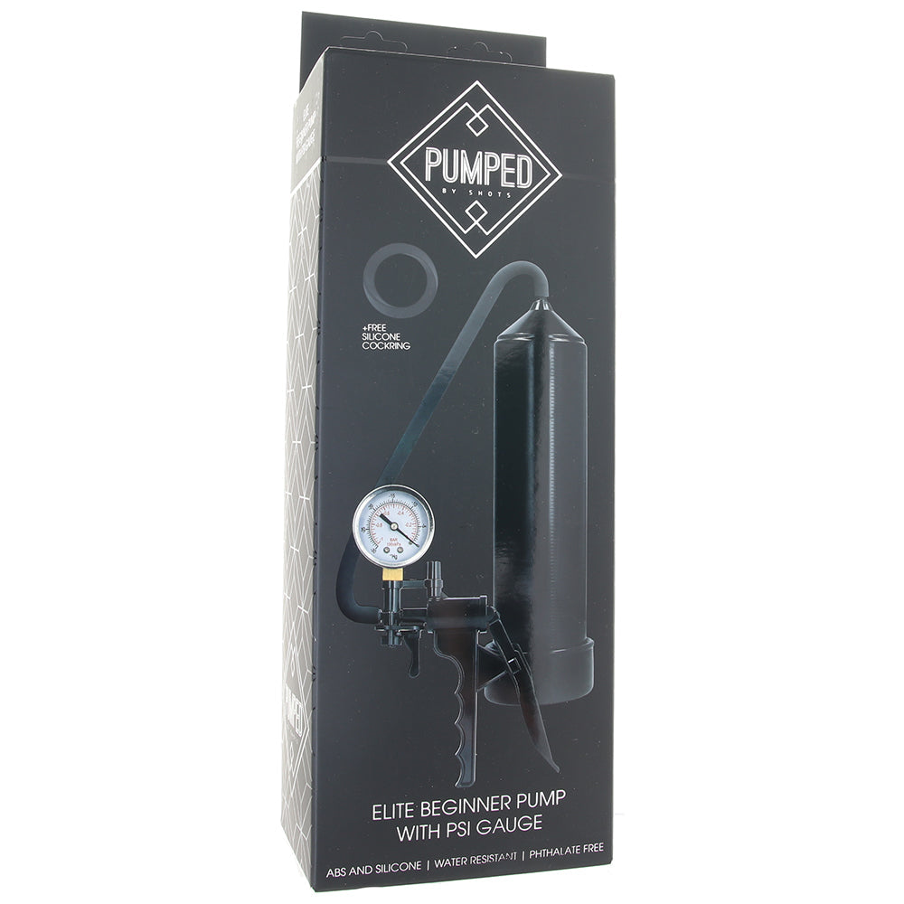 Pumped Elite Beginner Pump and PSI Gauge