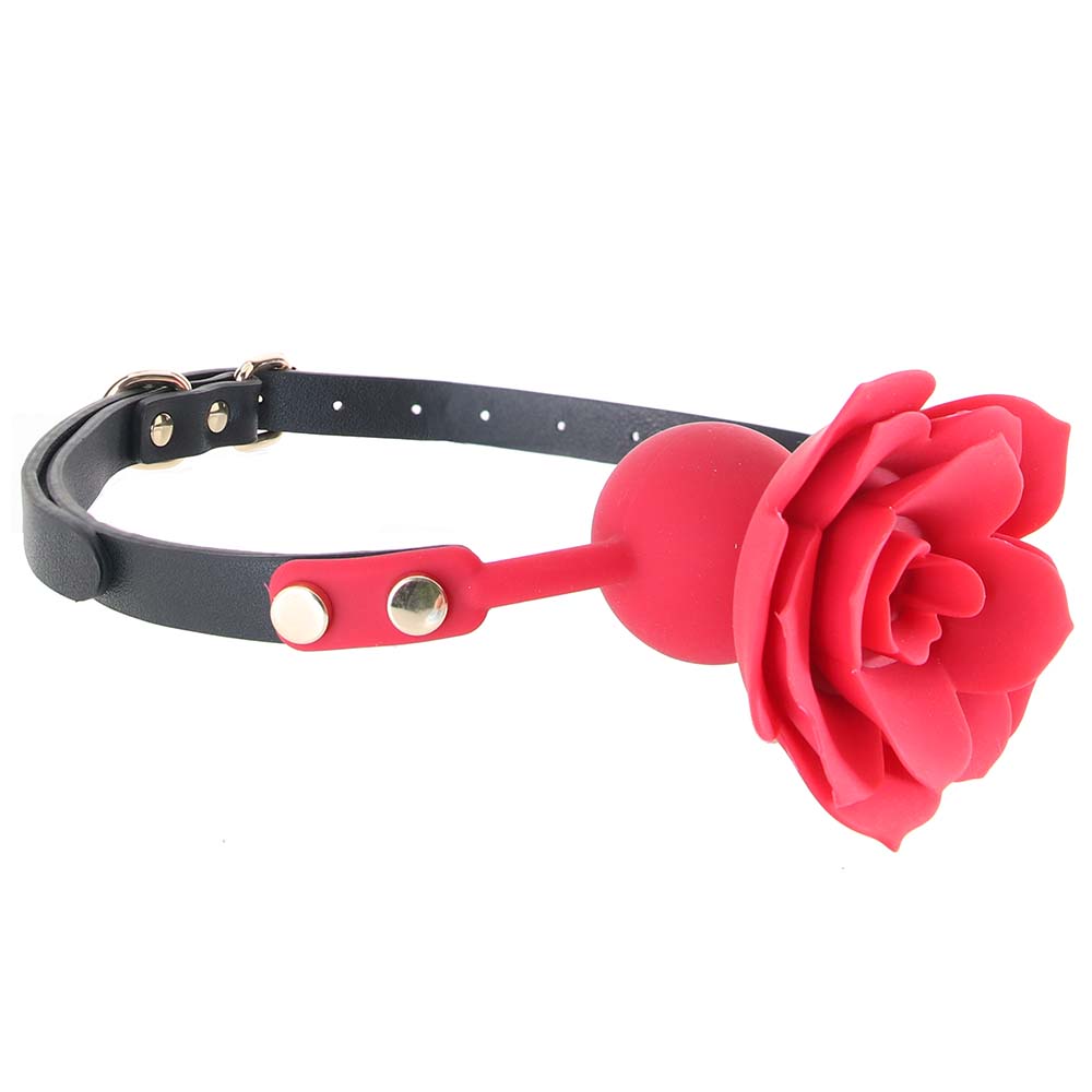 Secret Kisses Bloom Rose Ball Gag