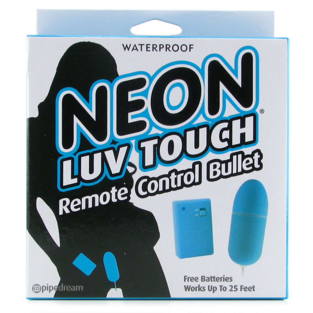 Neon Remote Control Bullet Vibe