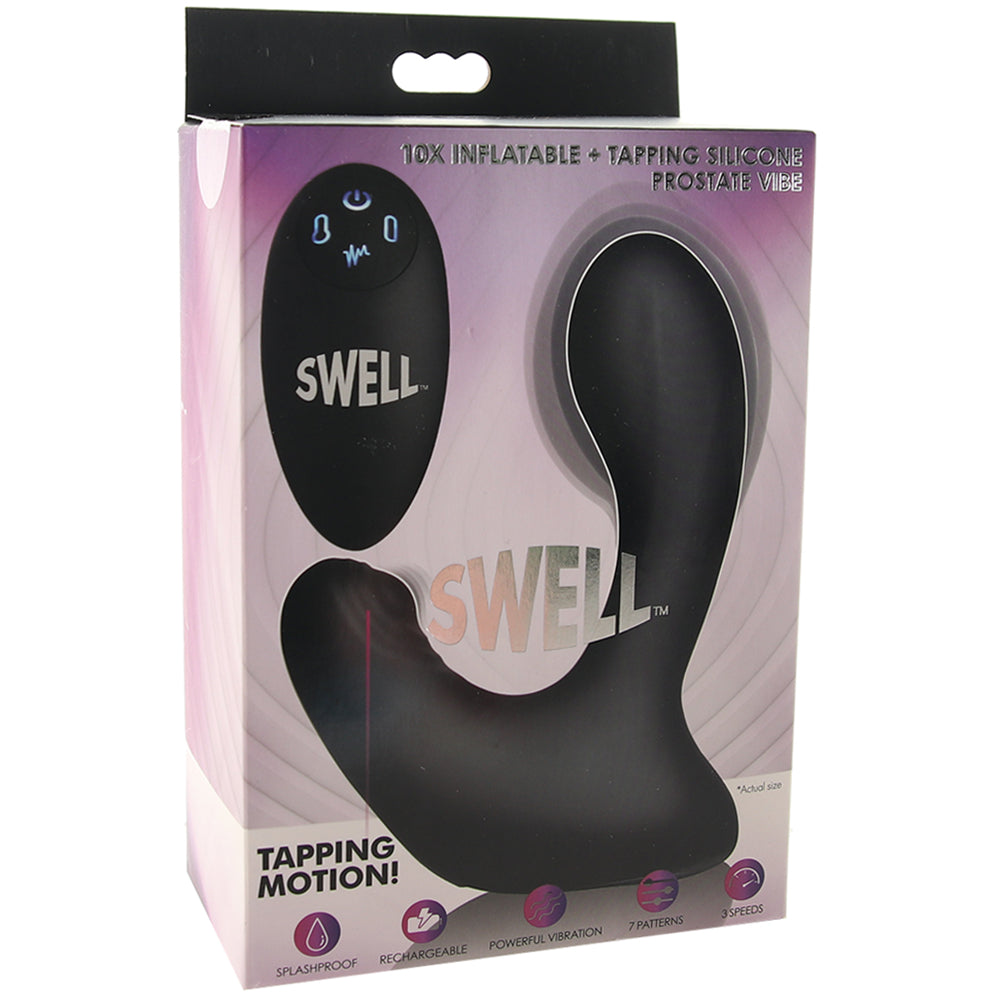 Swell Inflatable + Tapping Remote Prostate Vibe