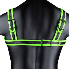 Ouch! Glow In The Dark Bulldog Buckle Harness