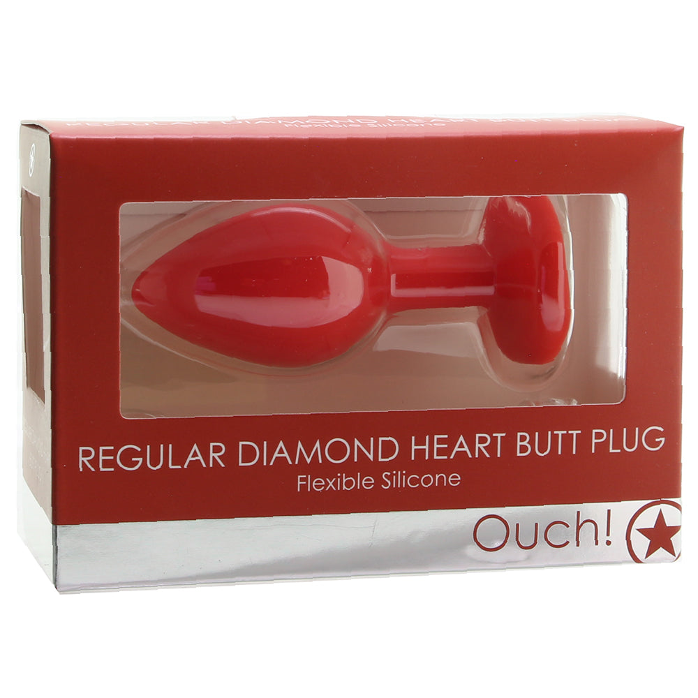 Regular Diamond Heart Butt Plug