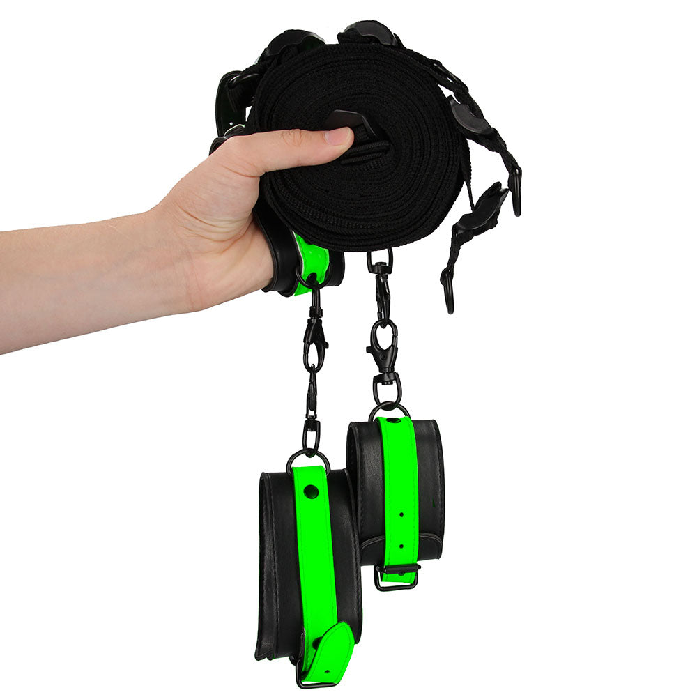 Ouch! Glow In The Dark Bed Bindings Restraint Kit