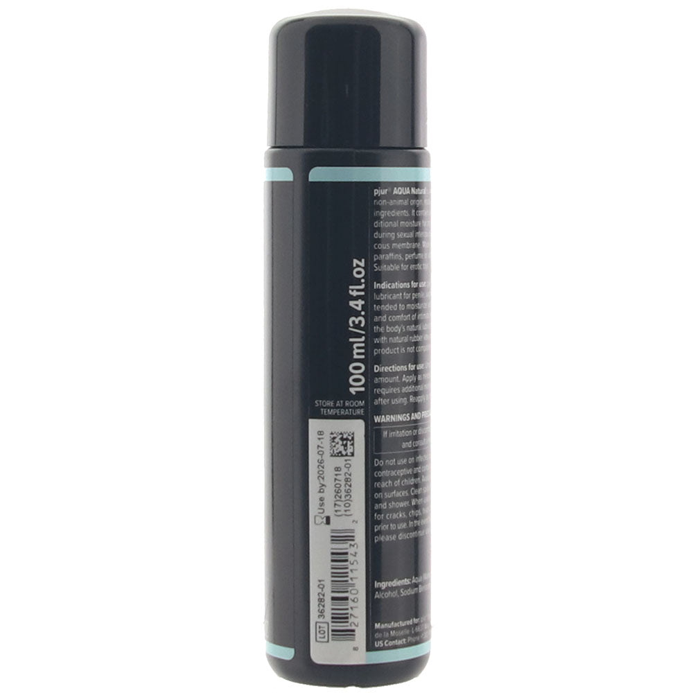 Pjur Aqua Natural Waterbased Lubricant 3.4oz/100ml