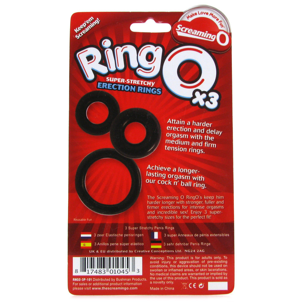 RingO X3 Super Stretchy Erection Rings