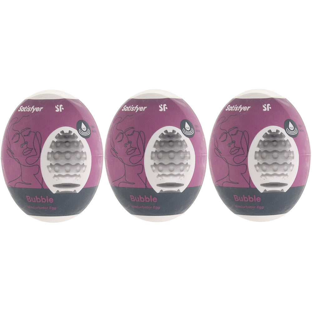 Satisfyer Bubble Masturbator Egg Triple Set