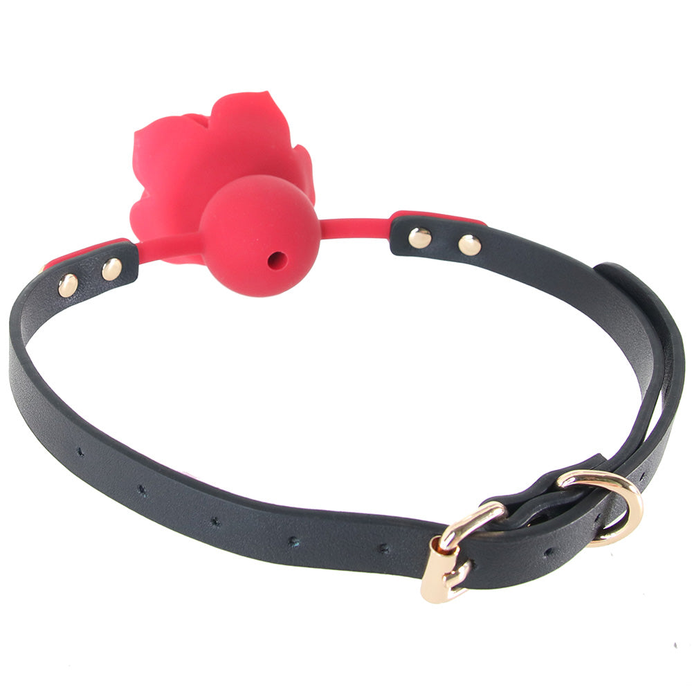 Secret Kisses Bloom Rose Ball Gag