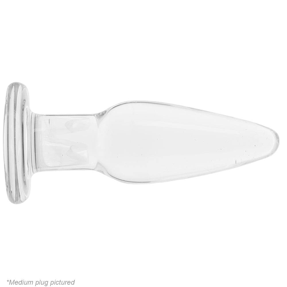 Crystal Premium Glass Tapered Anal Trainer Kit