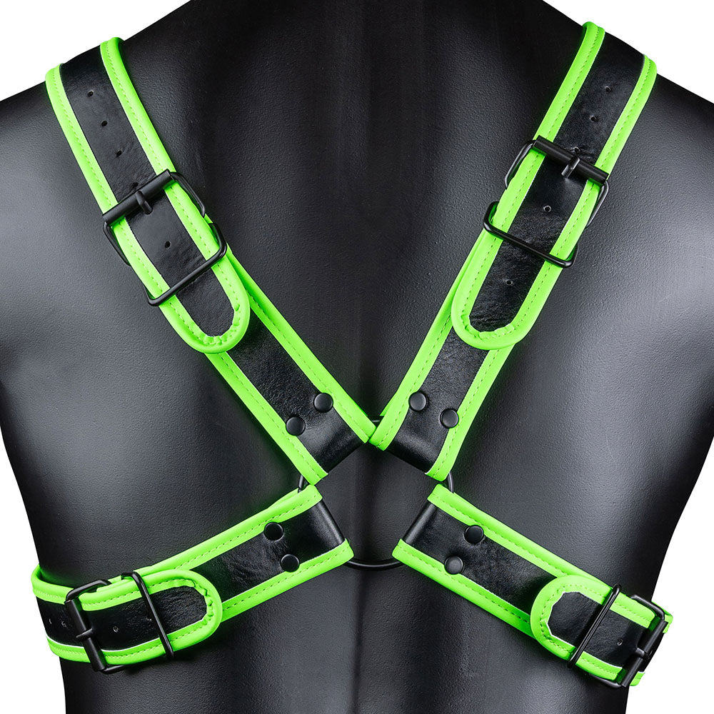 Ouch! Glow In The Dark Cross Harness