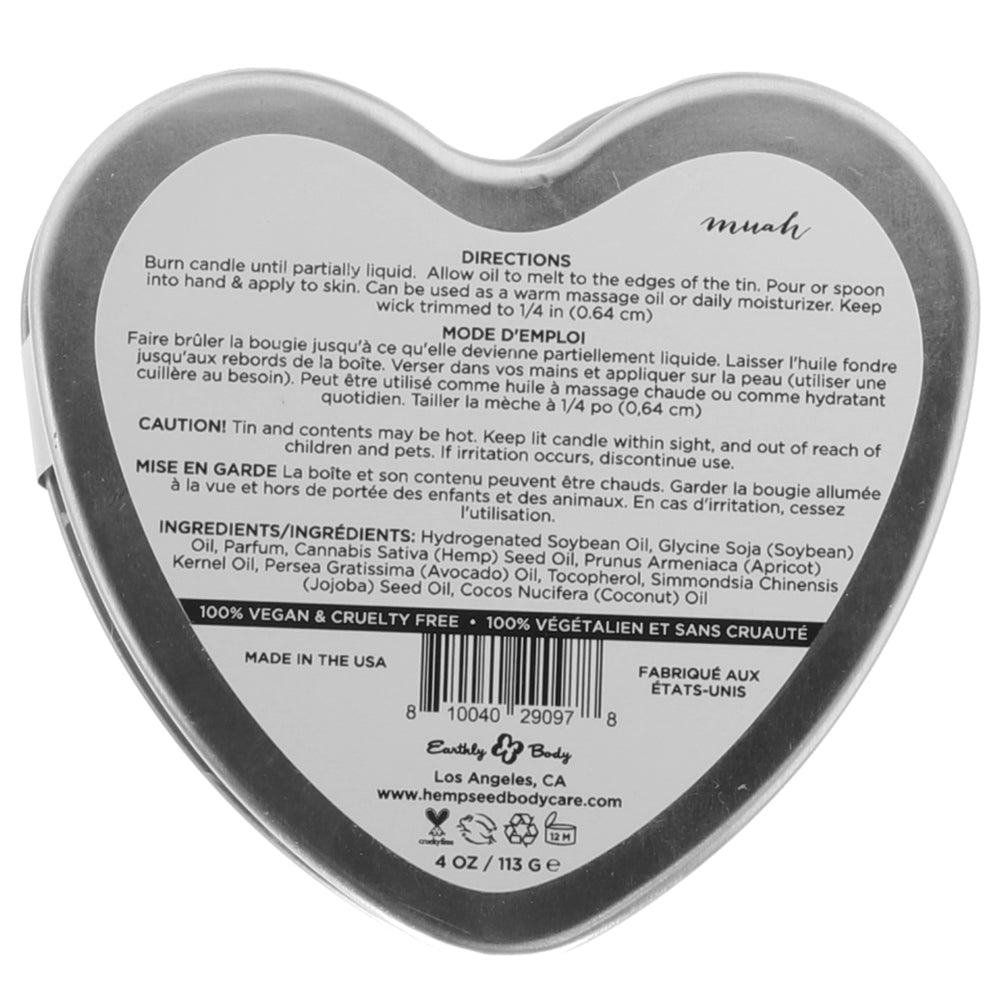 3-in-1 Love Massage Heart Candle 4oz/113g