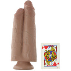 King Cock 9" Two Cocks One Hole Dildo