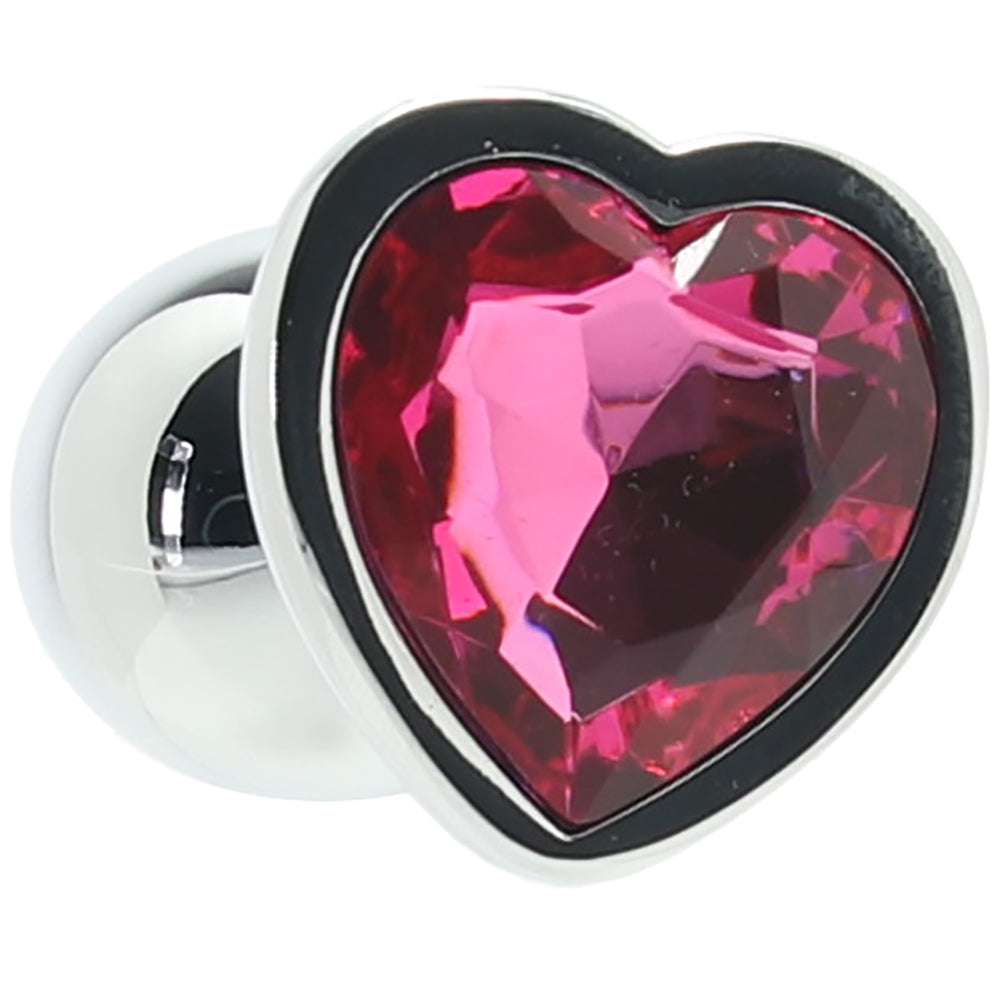 Ouch! Pink Heart Gem Plug