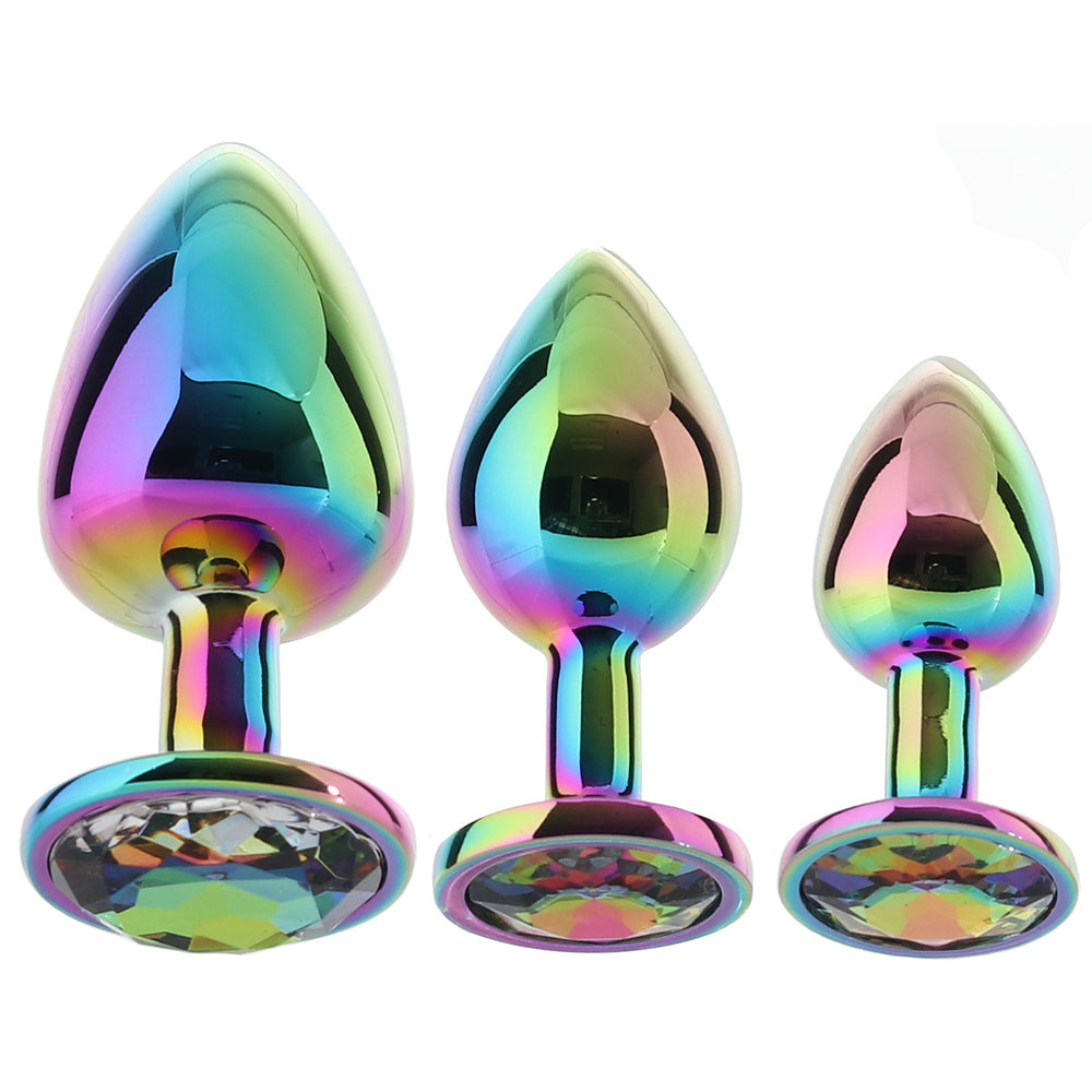 Rear Assets Round Gem Metal Plug Kit
