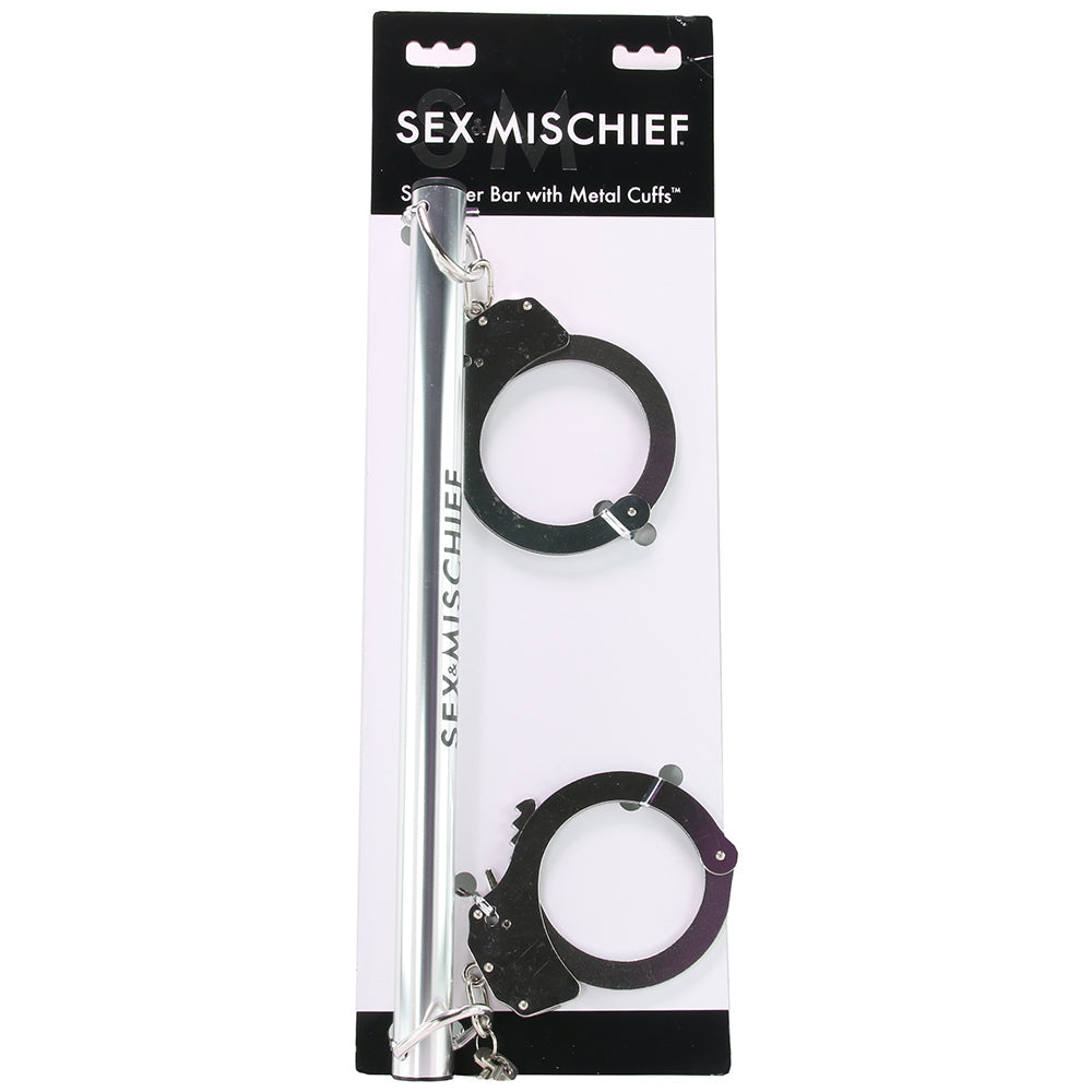 Sex & Mischief Spreader Bar with Metal Cuffs