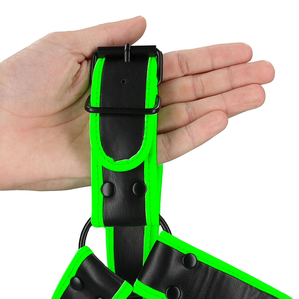 Ouch! Glow In the Dark Bulldog Harness