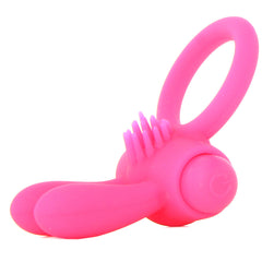 Neon Rabbit Vibrating Cock Ring