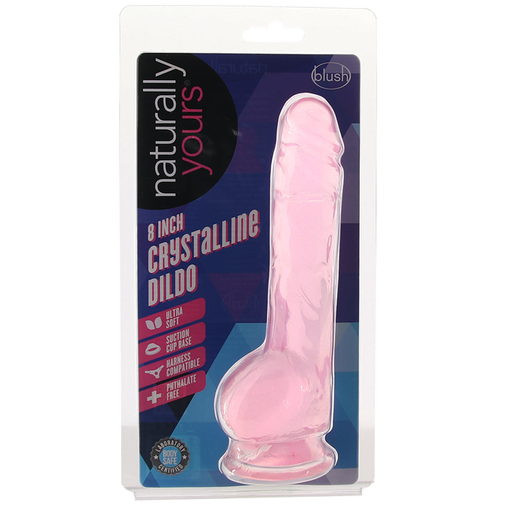 Naturally Yours 8 Inch Crystalline Dildo