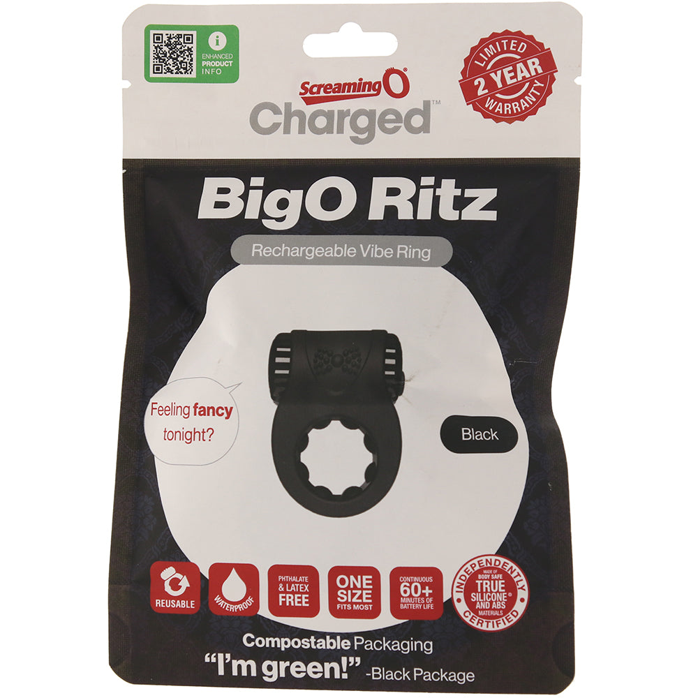 Charged Big O Ritz Silicone Vibe Ring