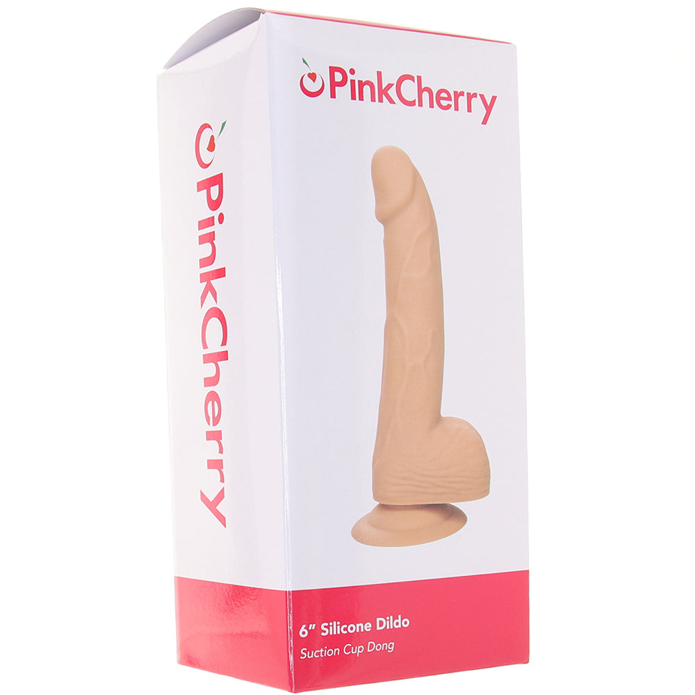 PinkCherry 6 Inch Silicone Dildo