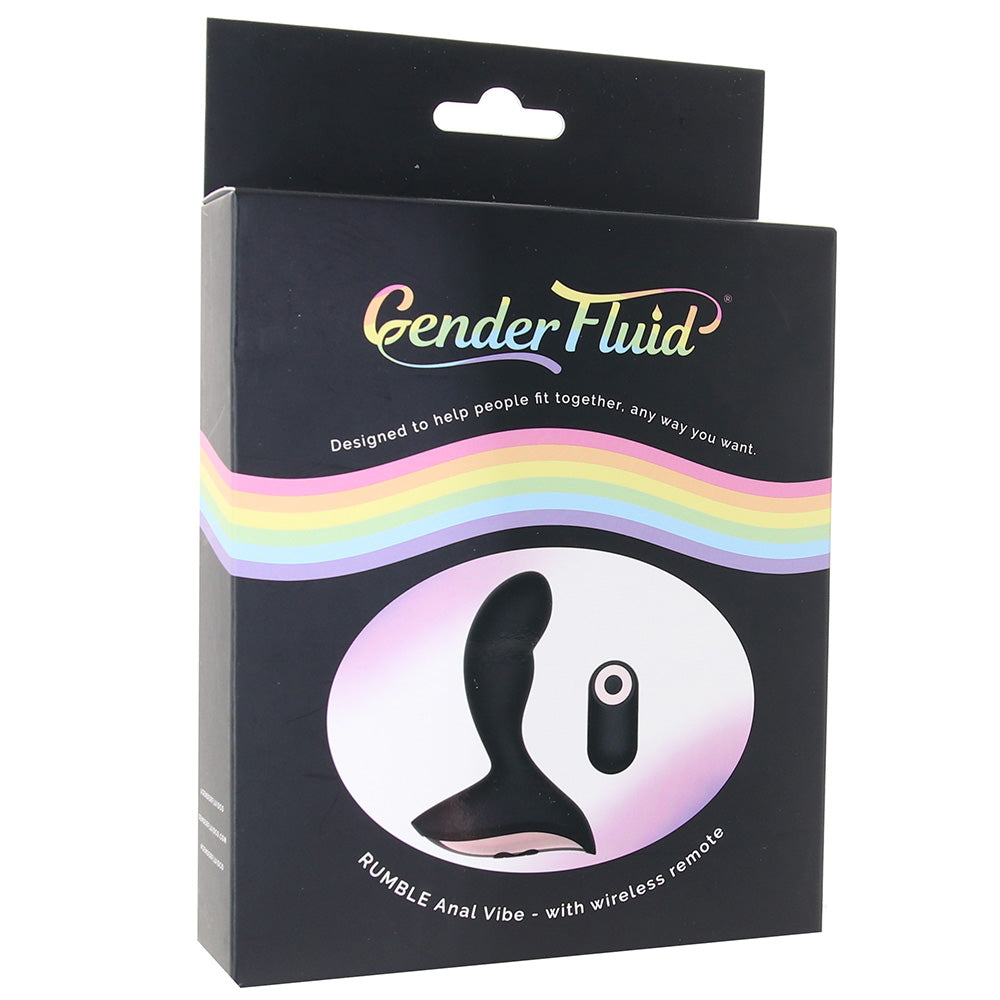 Gender Fluid Rumble Remote Anal Vibe