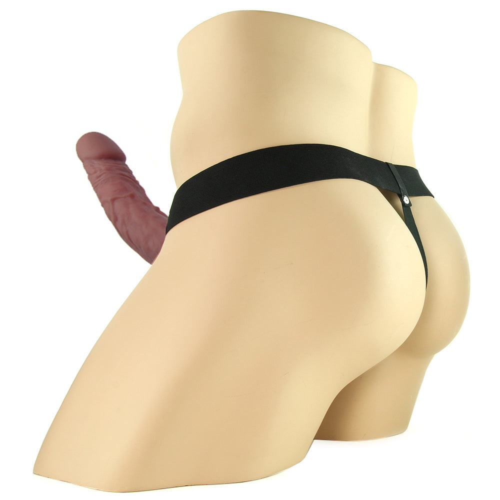 Fetish Fantasy Vibrating 9 Inch Hollow Strap-On