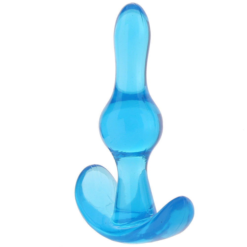 Blue Line 3.5 Inch Tear Drop Butt Plug